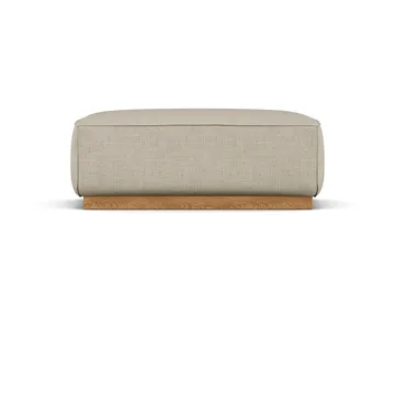 Bergsdal Fußhocker - Bern beige 0341-Eiche gebeizte Esche - 1898