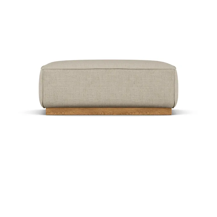 Bergsdal Fußhocker - Bern beige 0341-Eiche gebeizte Esche - 1898