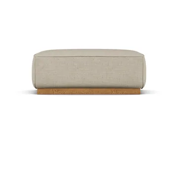 Bergsdal Fußhocker - Bern beige 0341-Eiche gebeizte Esche - 1898