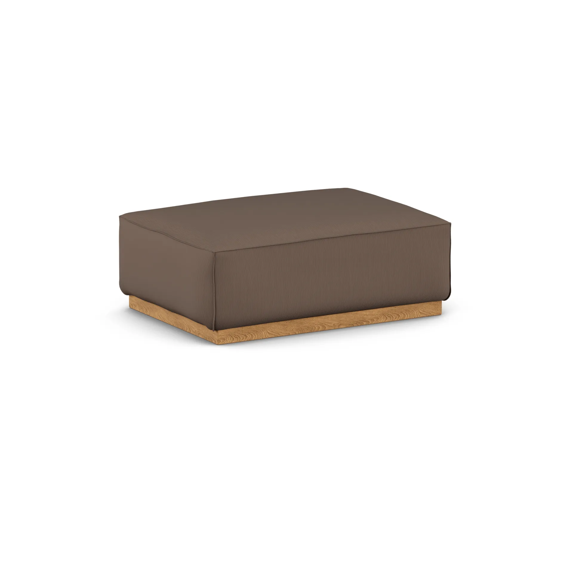 Bergsdal Fußhocker, Jump brown 1955-Eiche gebeizte Esche 1898