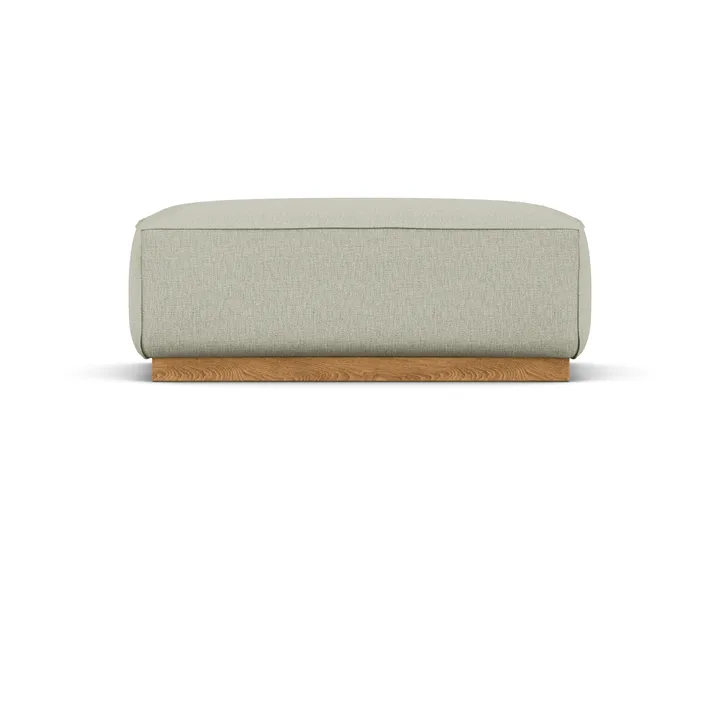 Bergsdal Fußhocker - Luisa beige 3981-Eiche gebeizte Esche - 1898