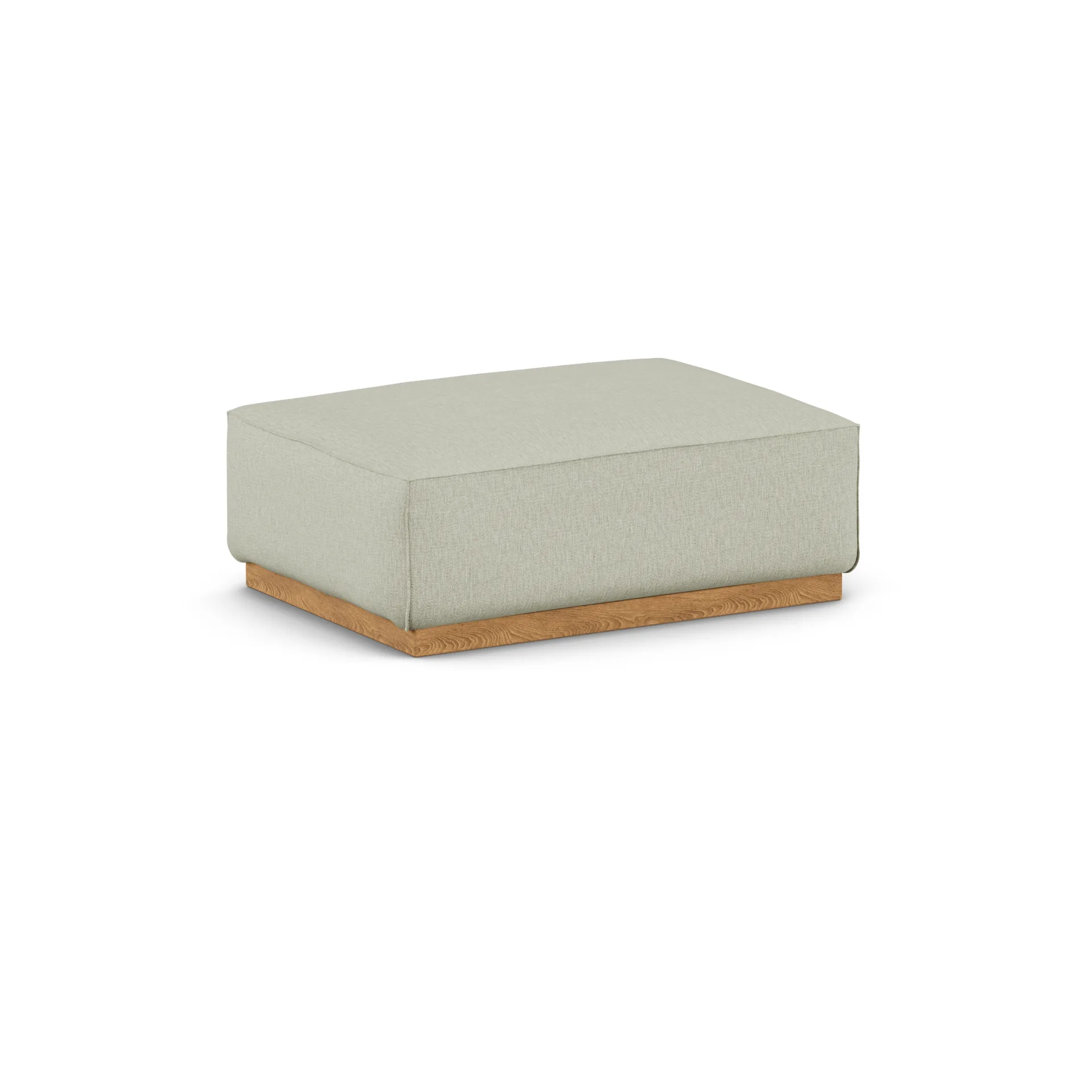 Bergsdal Fußhocker, Luisa beige 3981-Eiche gebeizte Esche 1898