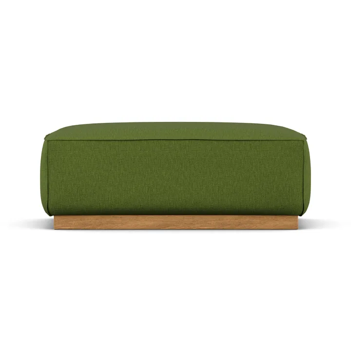 Bergsdal Fußhocker - Luisa green 3975-Eiche gebeizte Esche - 1898