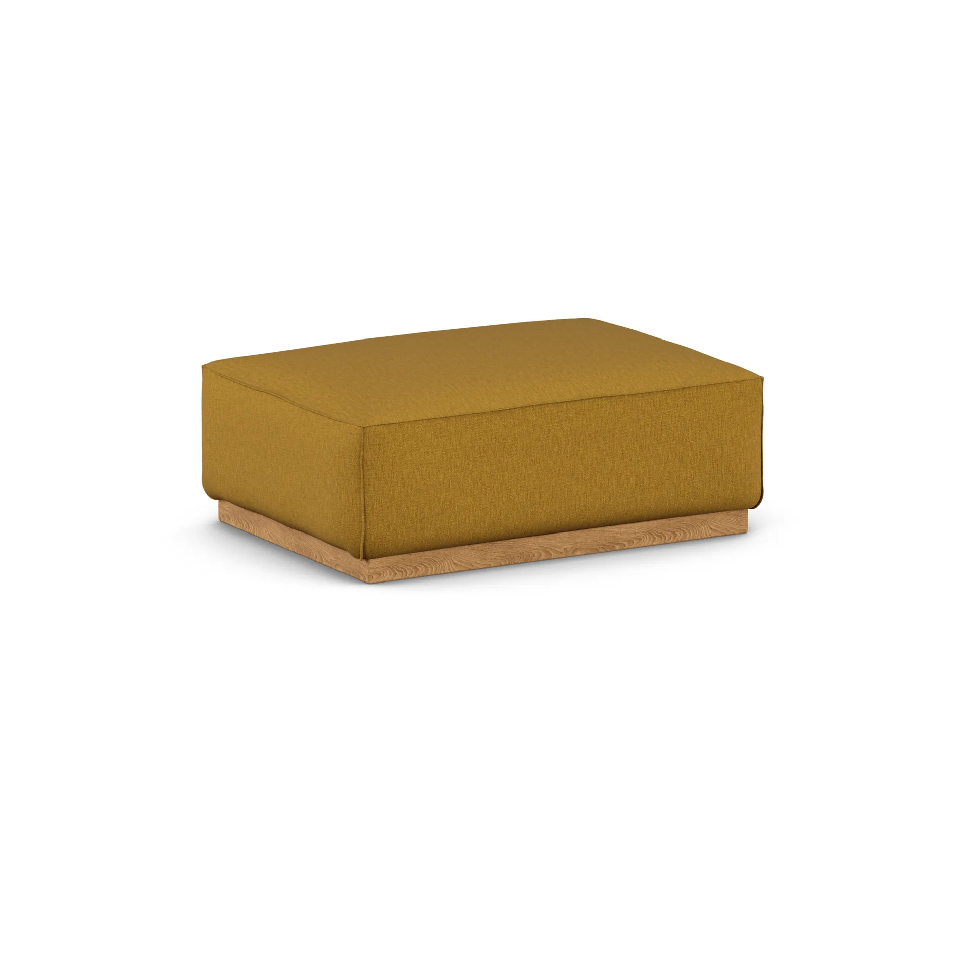 Bergsdal Fußhocker, Luiza Mustard 3972-eichengebeizte Esche 1898