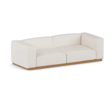 Bergsdal Sofa - Caleido beige 9600-Eiche gebeizte Esche, 3-sitzig - 1898