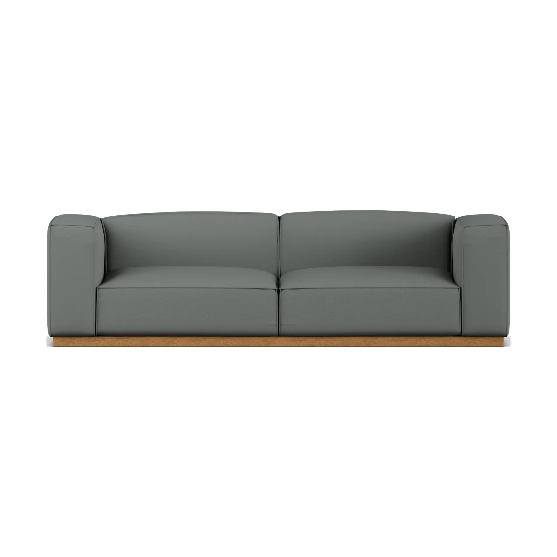 Bergsdal Sofa, Caleido grey 1240-Eiche gebeizte Esche, 3-sitzig 1898