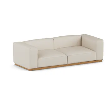Bergsdal Sofa - Jump beige 1956-Eiche gebeizte Esche, 3-sitzig - 1898
