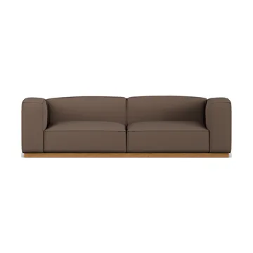 Bergsdal Sofa - Jump brown 1955-Eiche gebeizte Esche, 3-sitzig - 1898