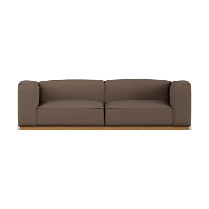 Bergsdal Sofa - Jump brown 1955-Eiche gebeizte Esche, 3-sitzig - 1898