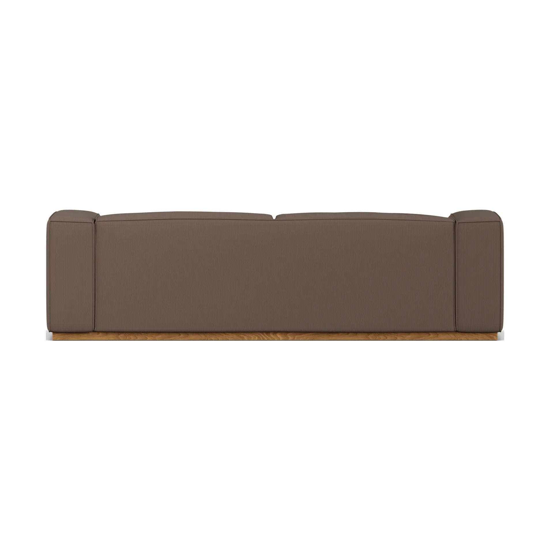 Bergsdal Sofa, Jump brown 1955-Eiche gebeizte Esche, 3-sitzig 1898
