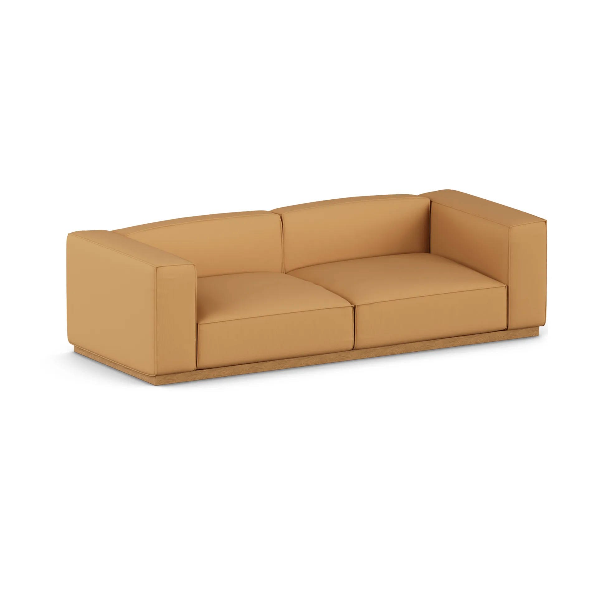 Bergsdal Sofa, Jump honey 1959-Eiche gebeizte Esche, 3-sitzig 1898