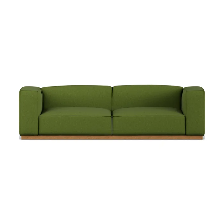 Bergsdal Sofa - Luisa green 3975-Eiche gebeizte Esche, 3-sitzig - 1898