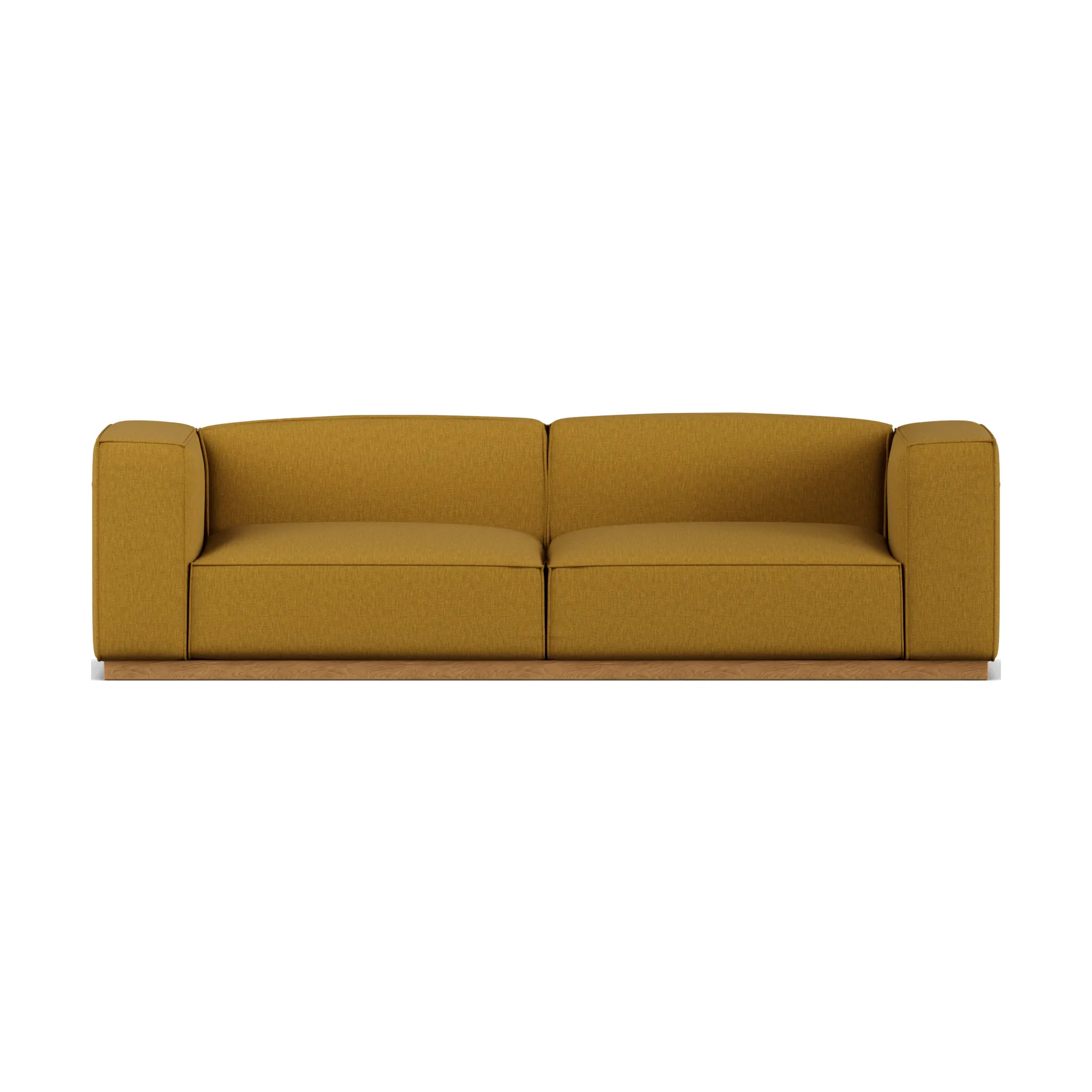 Bergsdal Sofa, Luiza Mustard 3972-eichengebeizte Esche, 3-Sitzer 1898
