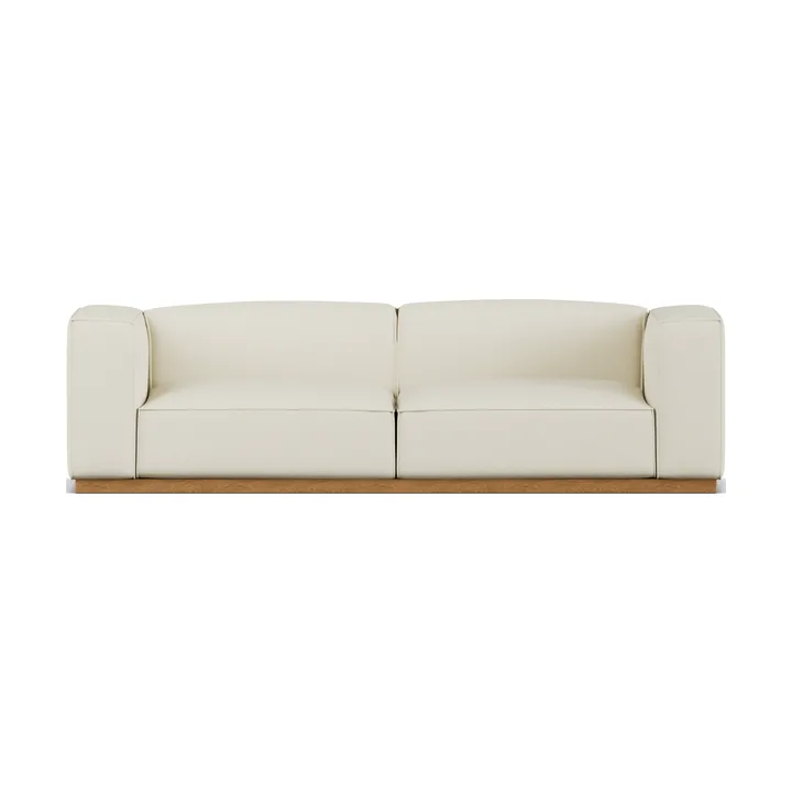 Bergsdal Sofa - Oslo nature 1540-Eiche gebeizte Esche, 3-sitzig - 1898