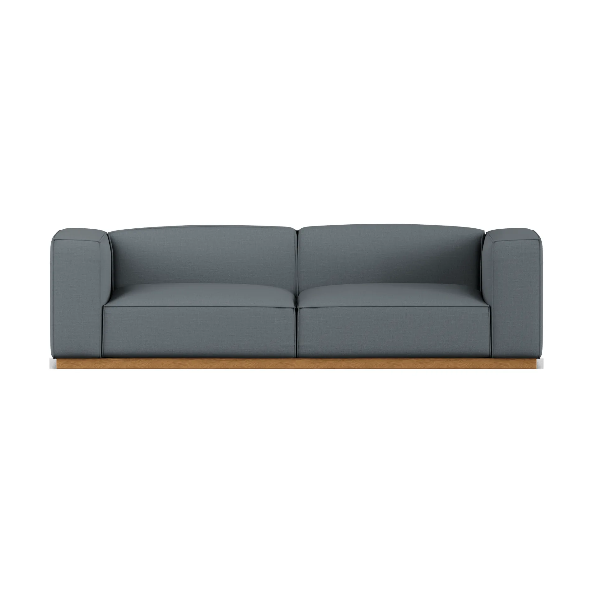 Bergsdal Sofa, Same Blue 6678-Eiche gebeizt, 3-sitzig 1898