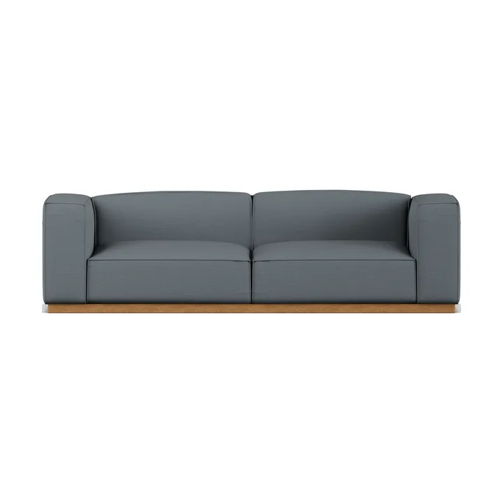 Bergsdal Sofa - Same Blue 6678-Eiche gebeizt, 3-sitzig - 1898