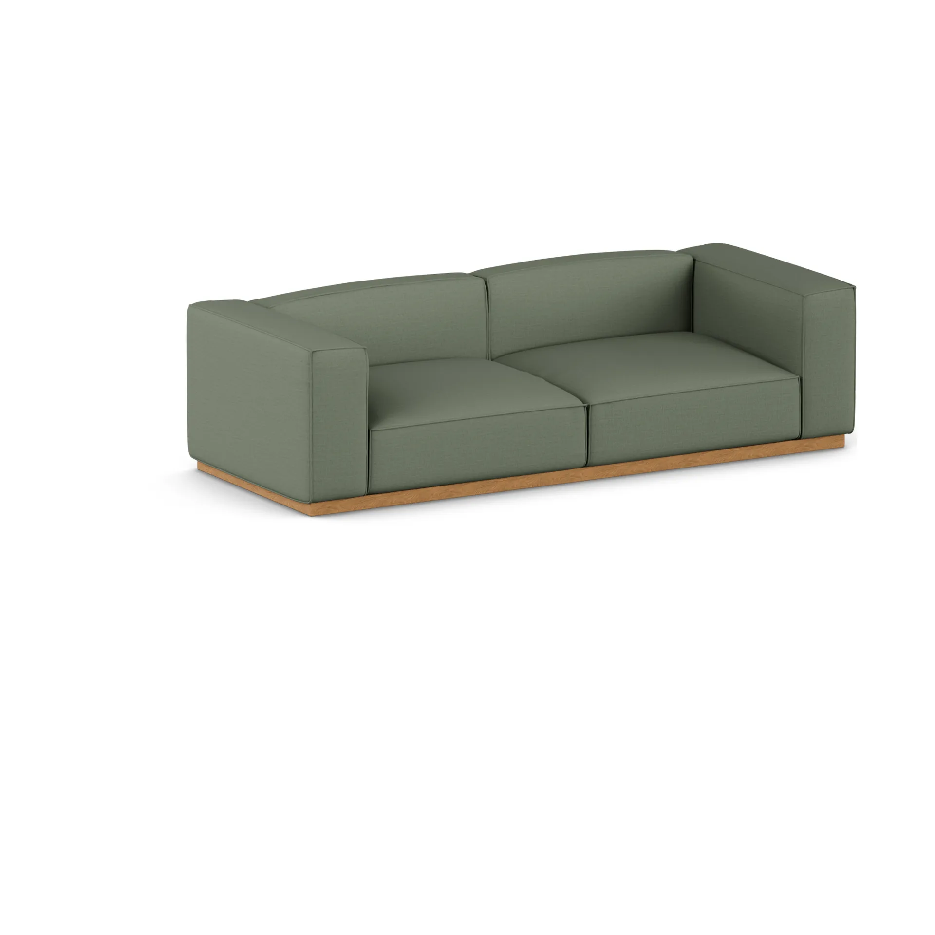 Bergsdal Sofa, Same Forest 6677-Eiche gebeizt, 3-sitzig 1898
