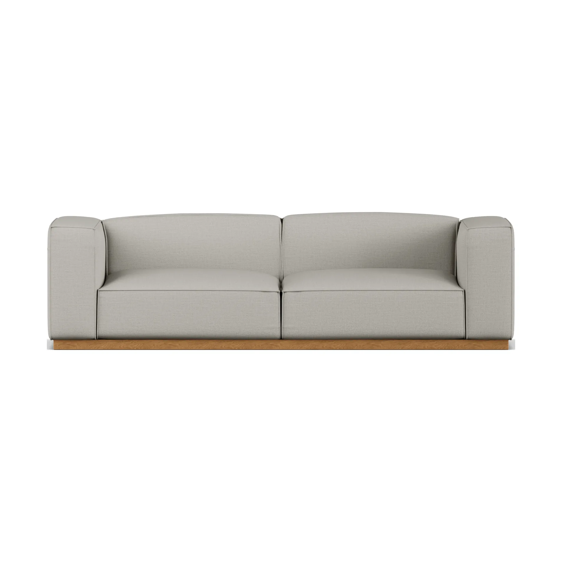 Bergsdal Sofa, Same Grey 6673-Eiche gebeizt, 3-sitzig 1898