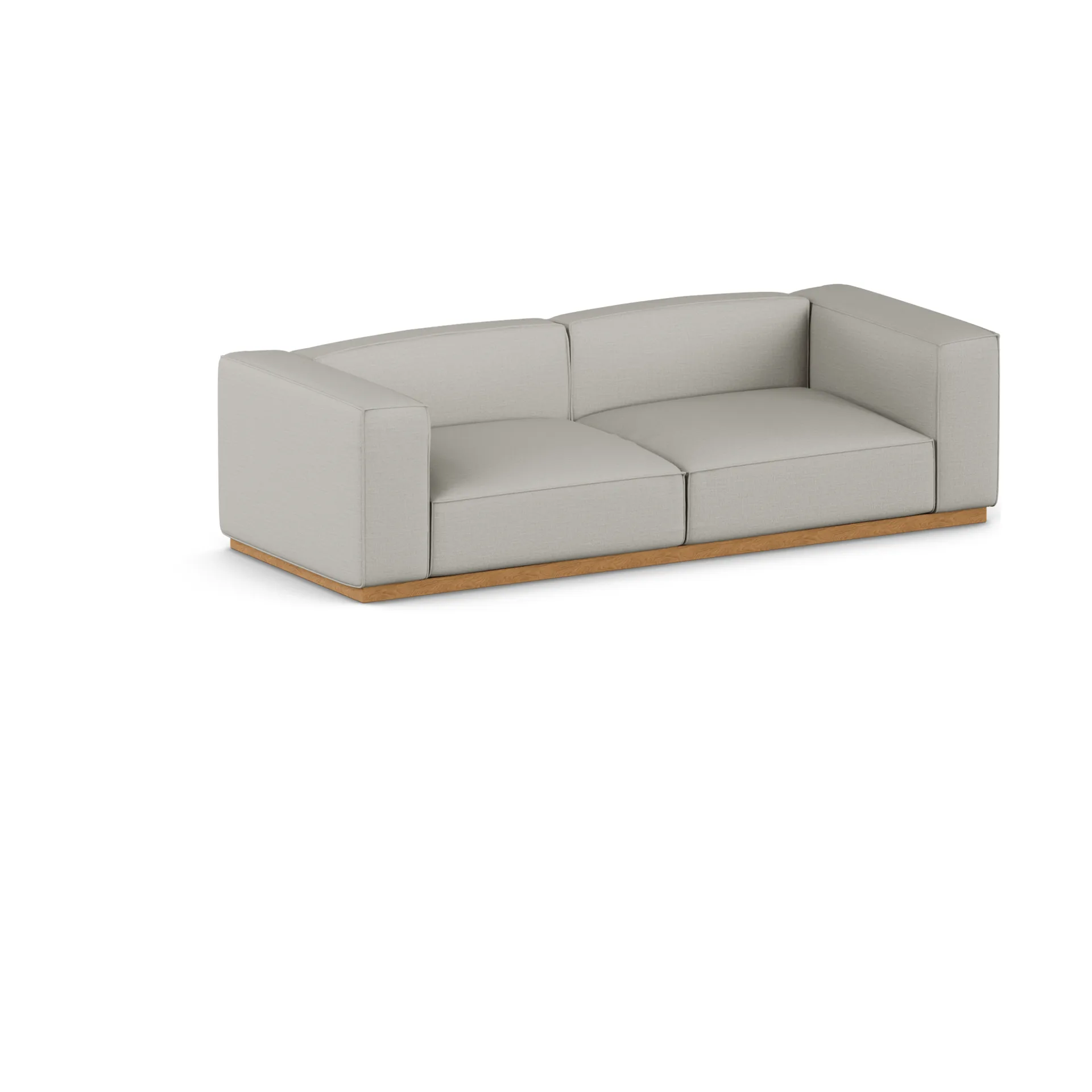 Bergsdal Sofa, Same Grey 6673-Eiche gebeizt, 3-sitzig 1898