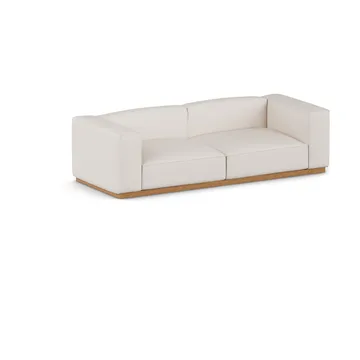 Bergsdal Sofa - Same Off White 6671-Eiche gebeizt, 3-sitzig - 1898