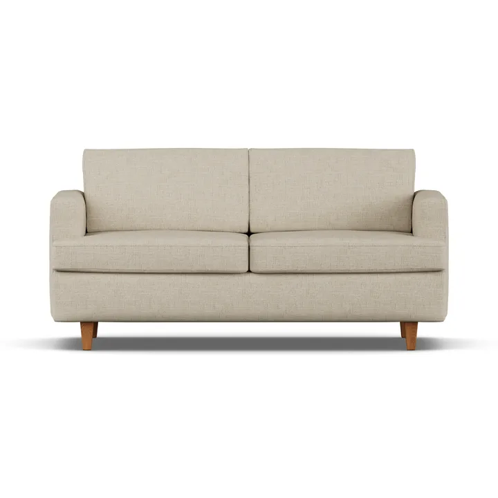 Binga Schlafsofa 2,5-Sitzer - Bern Beige 0341-Dunkel gebeizte Eiche - 1898