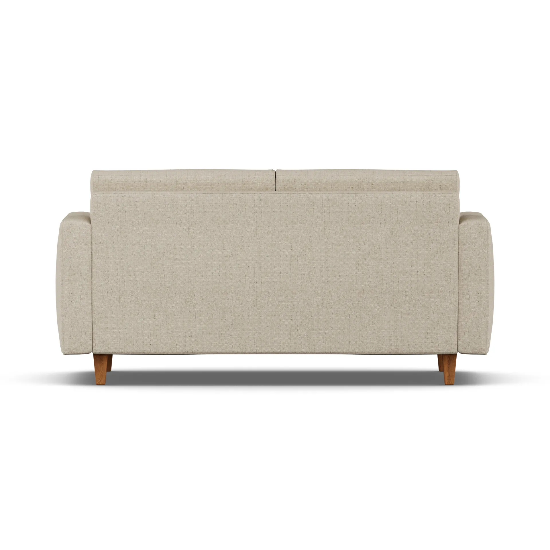 Binga Schlafsofa 2,5-Sitzer, Bern Beige 0341-Dunkel gebeizte Eiche 1898