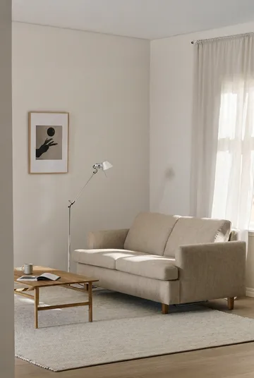 Binga Schlafsofa 2,5-Sitzer - Bern Beige 0341-eiche gebeizte Esche - 1898