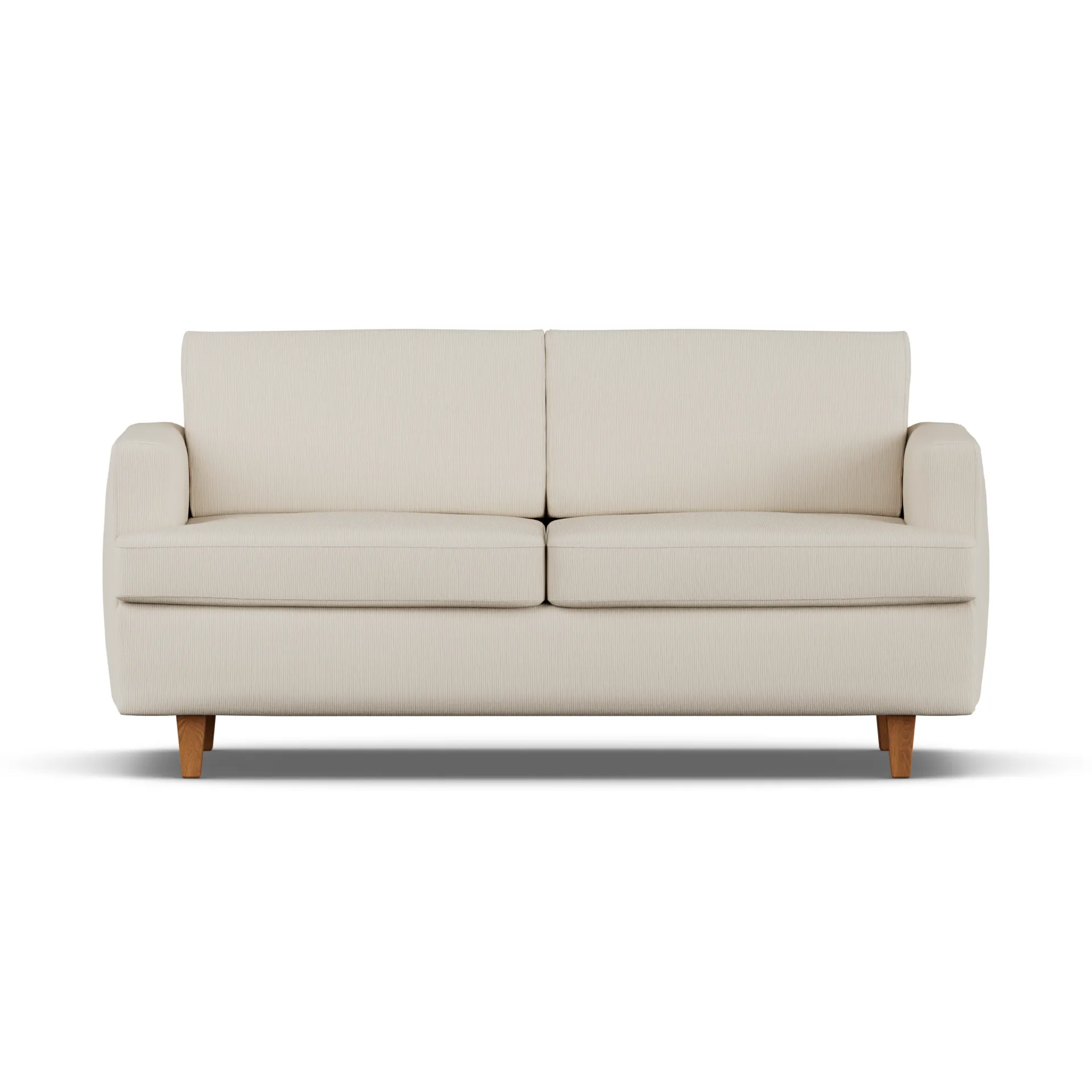 Binga Schlafsofa 2,5-Sitzer, Jump Beige 1956-Dunkel gebeizte Eiche 1898