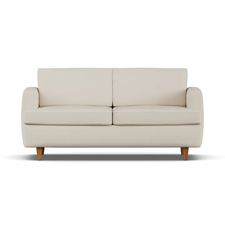 Binga Schlafsofa 2,5-Sitzer - Jump Beige 1956-Dunkel gebeizte Eiche - 1898