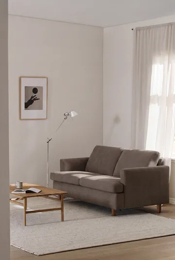 Binga Schlafsofa 2,5-Sitzer - Jump Brown 1955-Dunkel gebeizte Eiche - 1898