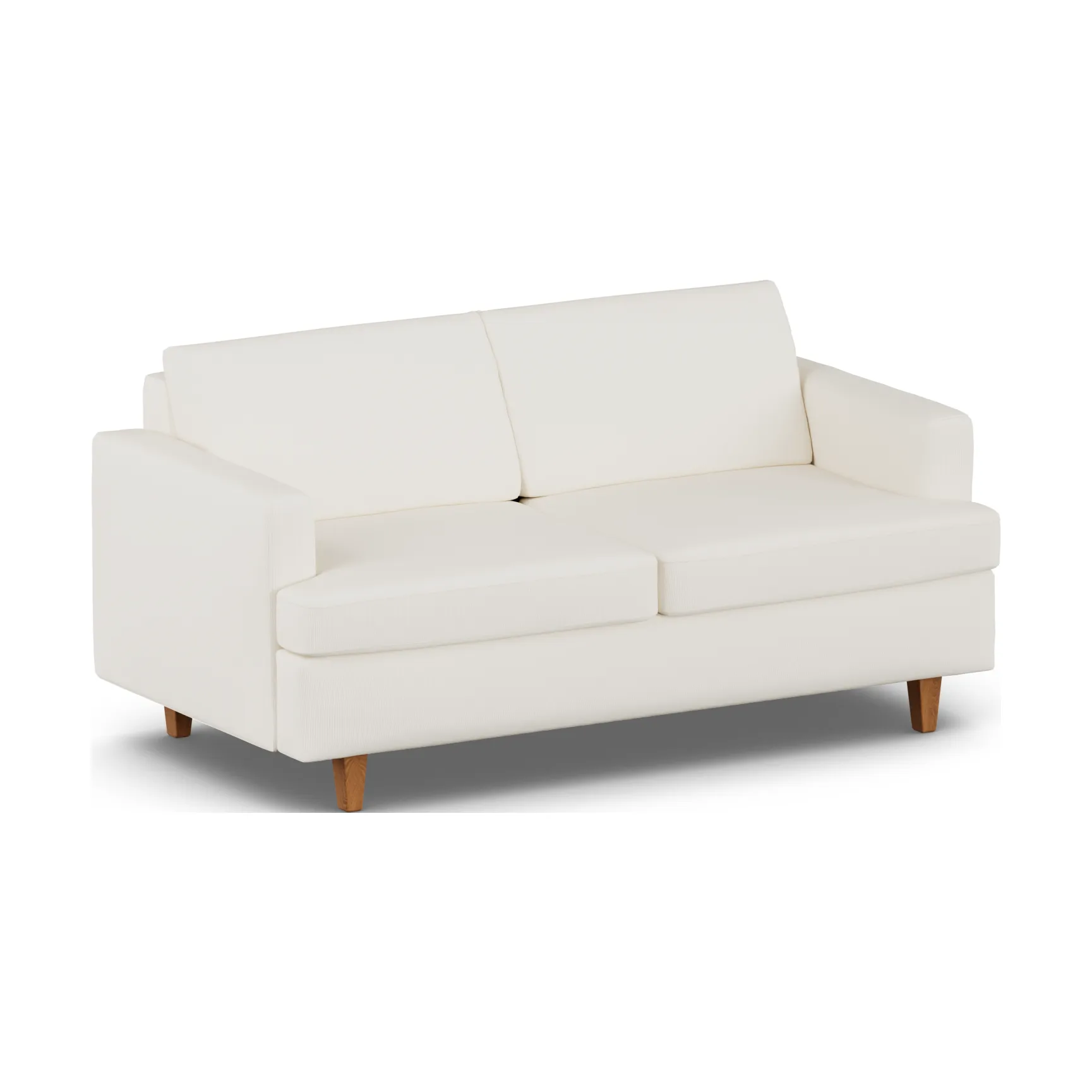 Binga Schlafsofa 2,5-Sitzer, Jump Off White 1954-Dunkel gebeizte Eiche 1898