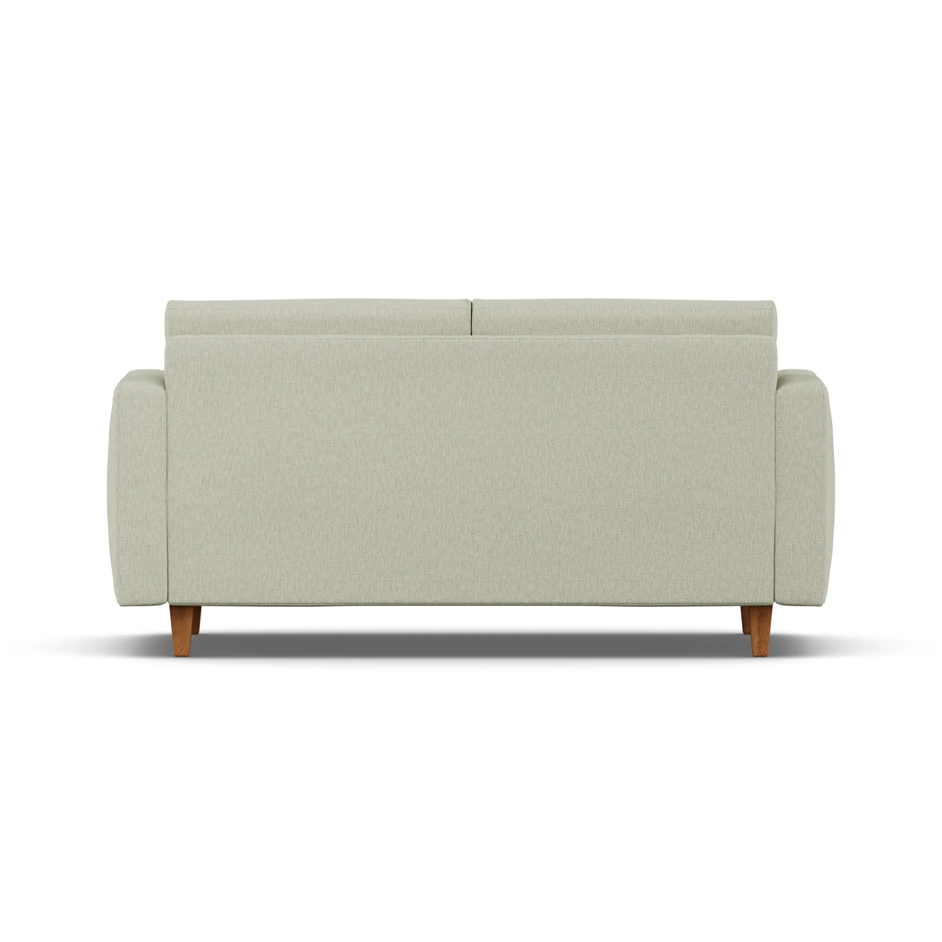 Binga Schlafsofa 2,5-Sitzer, Luiza Beige 3981-Dunkel gebeizte Eiche 1898