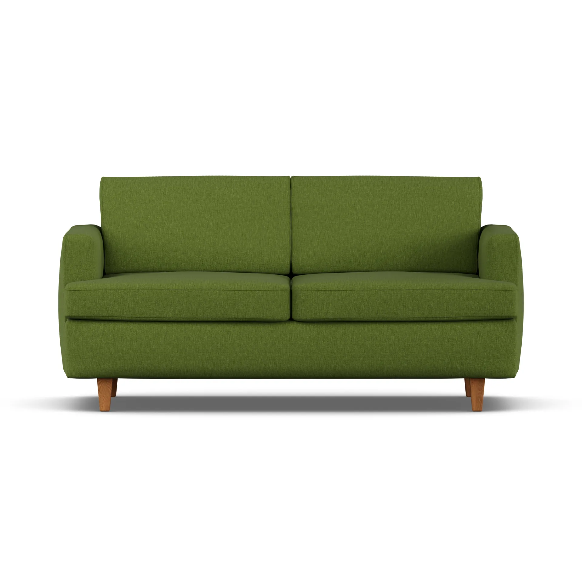 Binga Schlafsofa 2,5-Sitzer, Luiza Green 3975-Dunkel gebeizte Eiche 1898