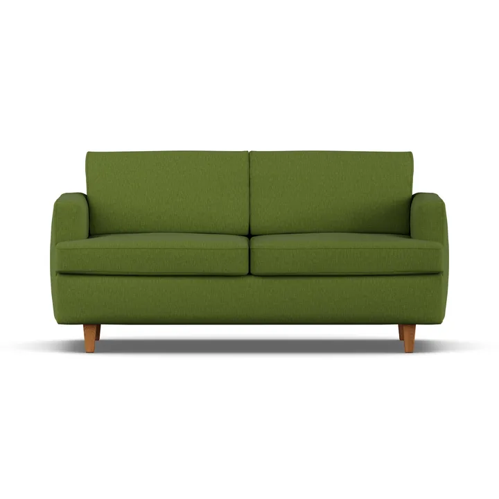 Binga Schlafsofa 2,5-Sitzer - Luiza Green 3975-Dunkel gebeizte Eiche - 1898