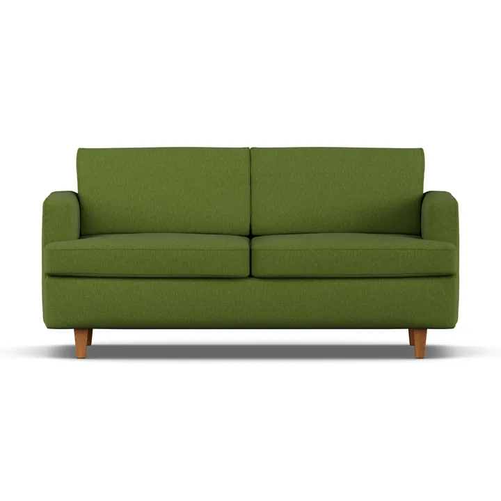 Binga Schlafsofa 2,5-Sitzer - Luiza Green 3975-Dunkel gebeizte Eiche - 1898