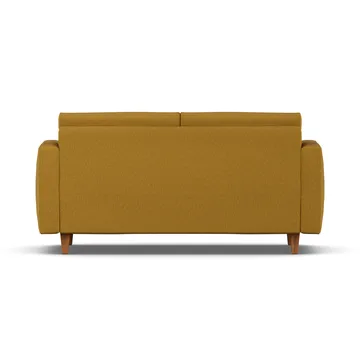 Binga Schlafsofa 2,5-Sitzer - Luiza Mustard 3972-Dunkel gebeizte Eiche - 1898