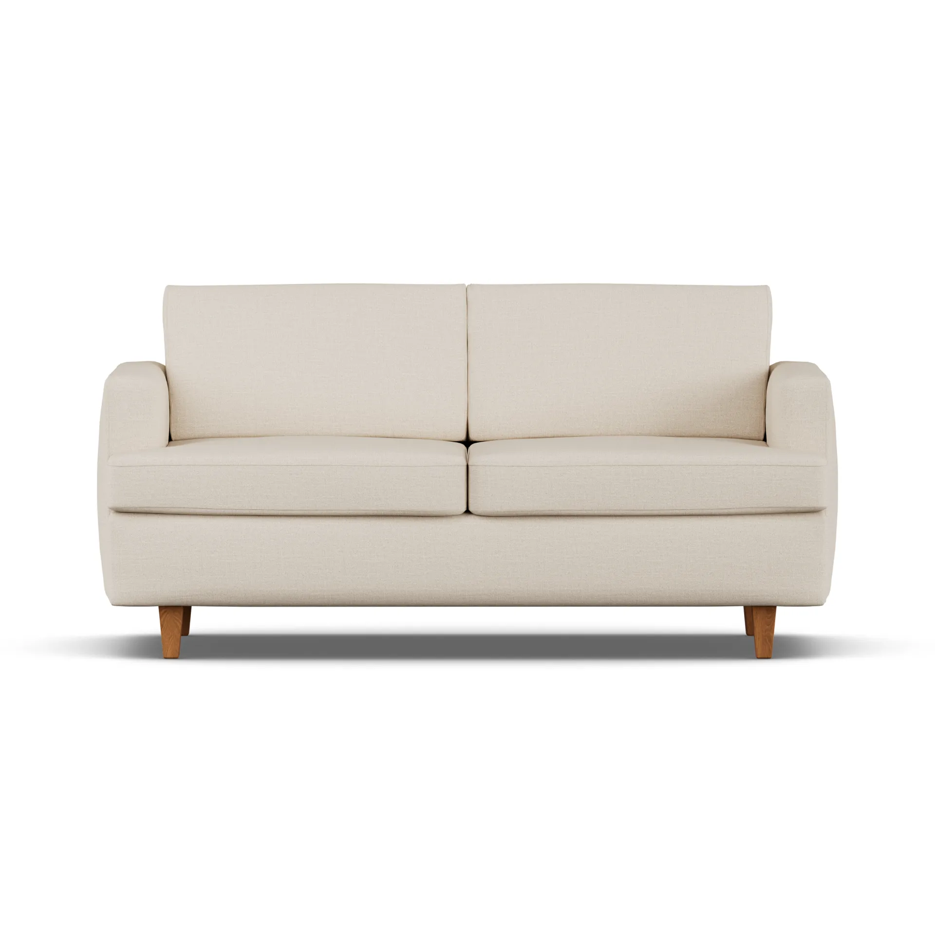 Binga Schlafsofa 2,5-Sitzer, Same Beige 6670-Dunkel gebeizte Eiche 1898