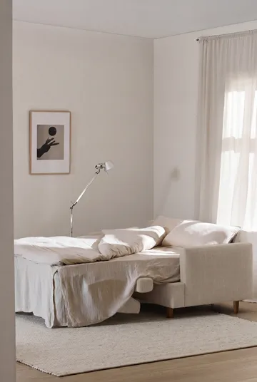 Binga Schlafsofa 2,5-Sitzer - Same Beige 6670-Dunkel gebeizte Eiche - 1898