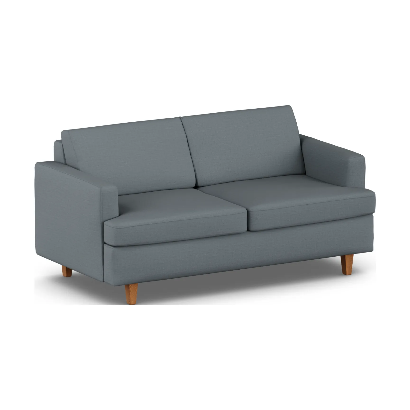 Binga Schlafsofa 2,5-Sitzer, Same Blue 6678-Dunkel gebeizte Eiche 1898