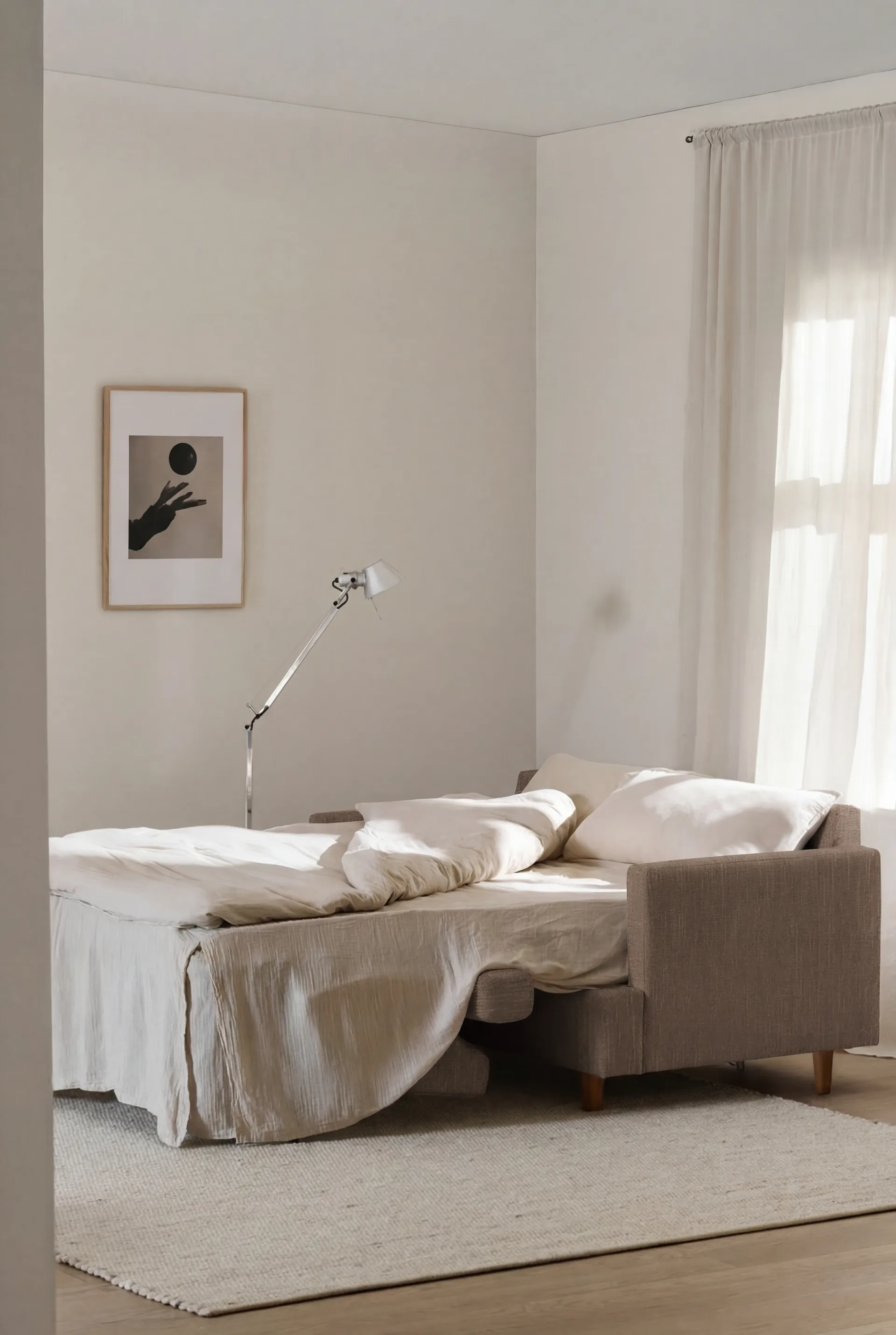 Binga Schlafsofa 2,5-Sitzer, Same Mole 6674-Dunkel gebeizte Eiche 1898