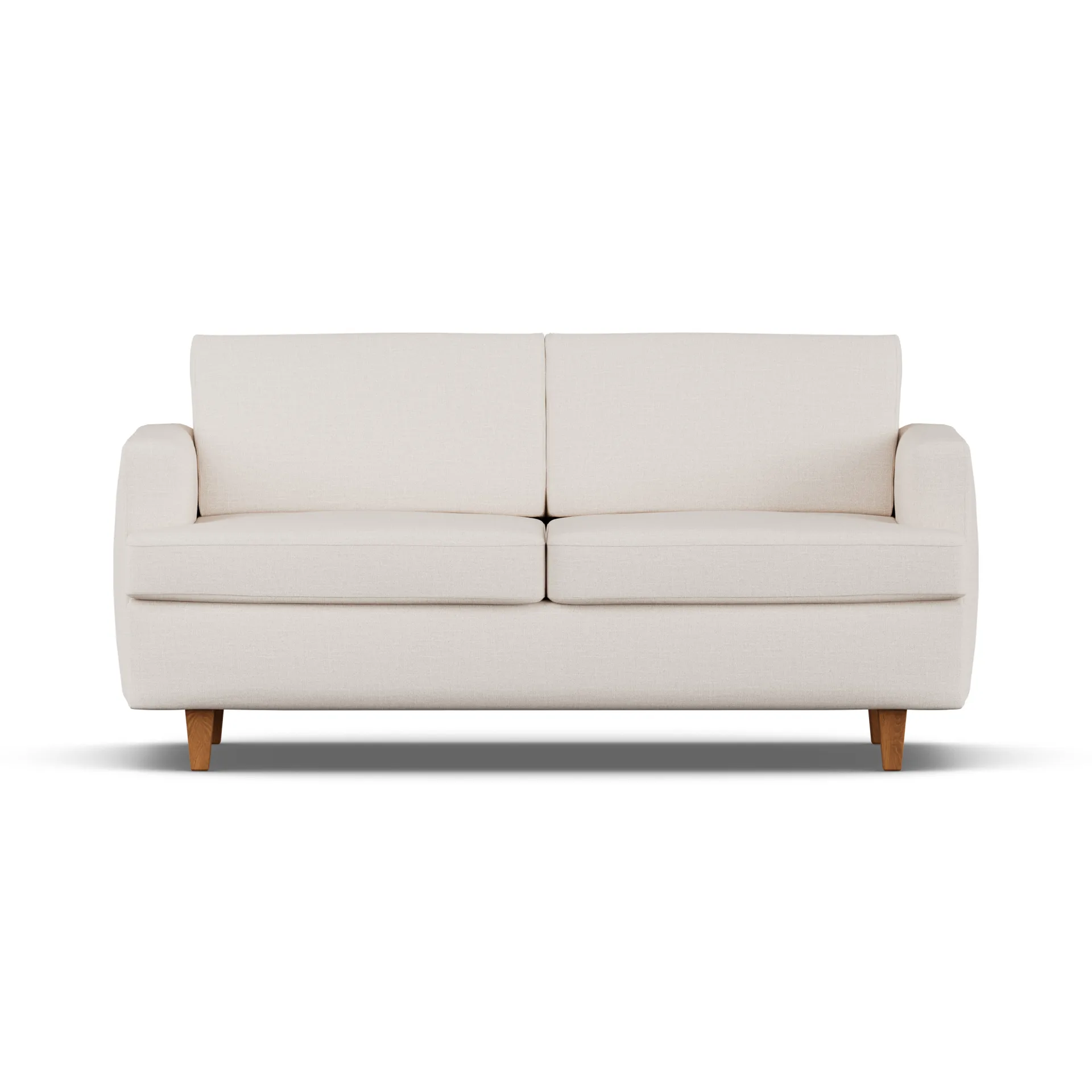 Binga Schlafsofa 2,5-Sitzer, Same Off White 6671-Dunkel gebeizte Eiche 1898