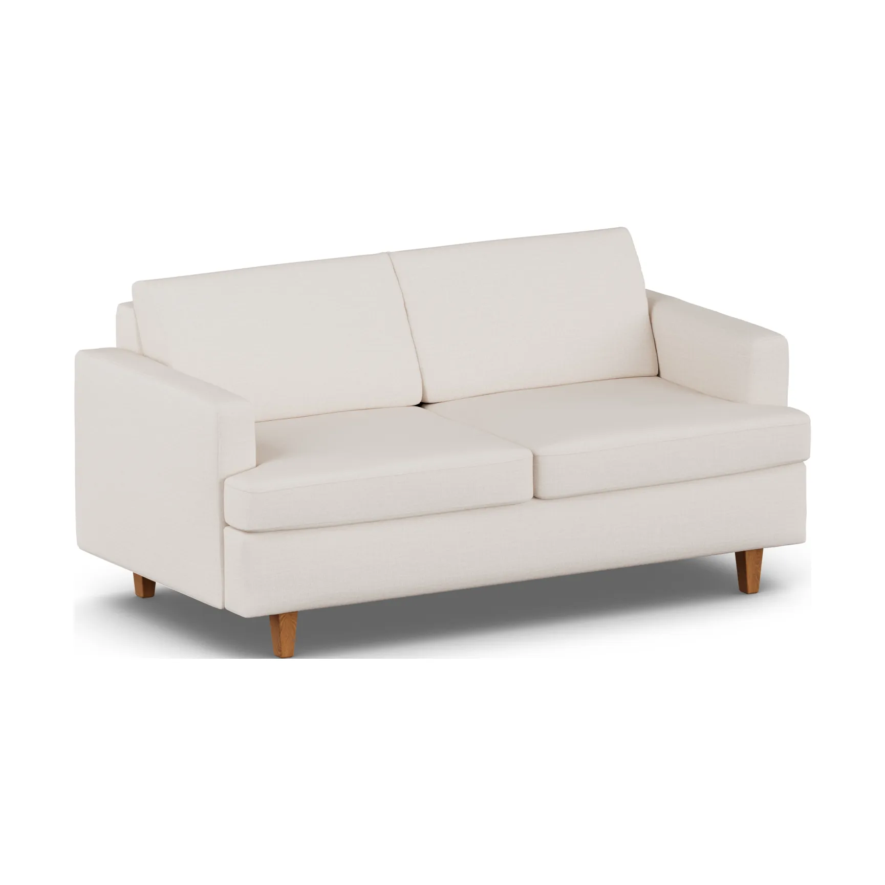 Binga Schlafsofa 2,5-Sitzer, Same Off White 6671-Dunkel gebeizte Eiche 1898