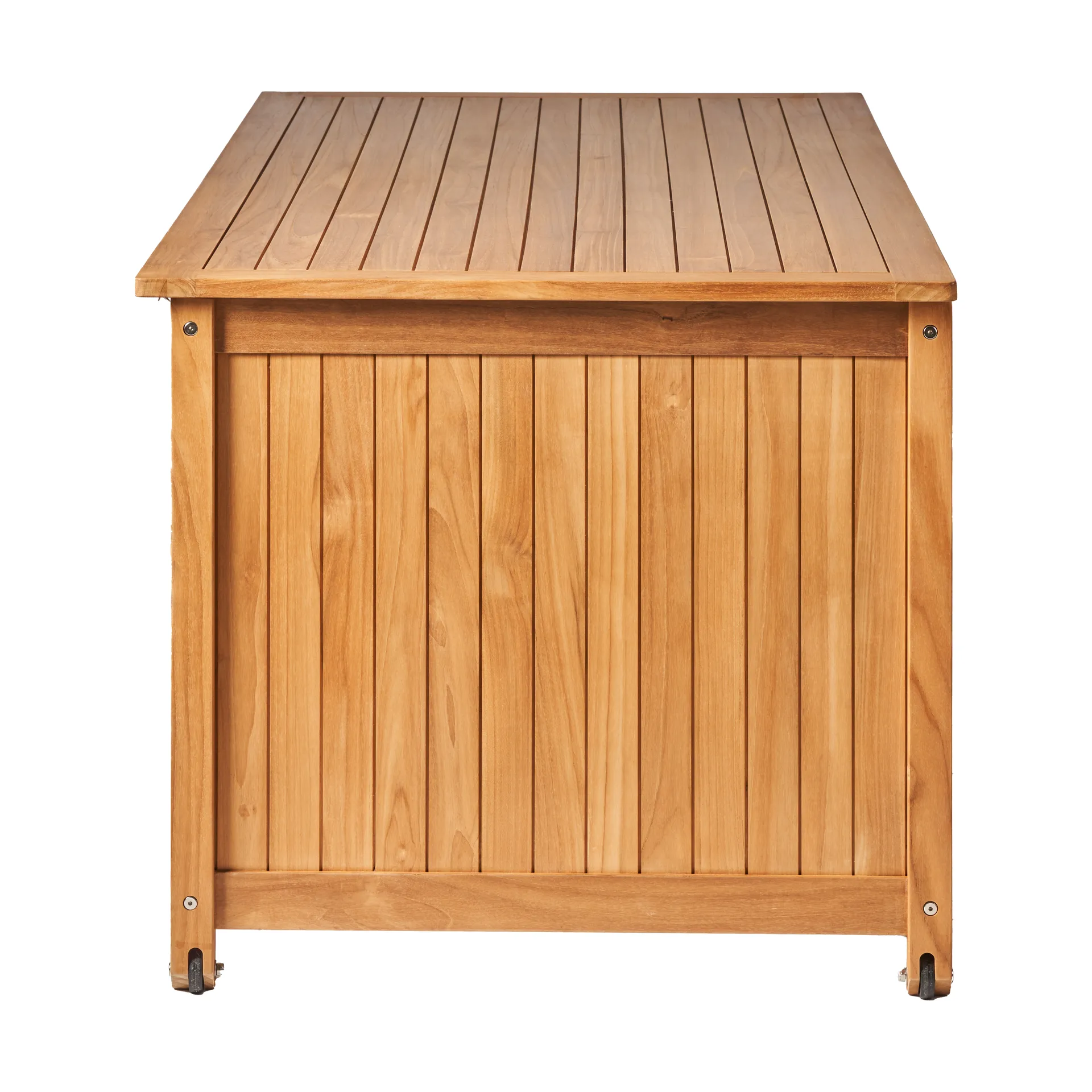 Bjärknäs Kissenbox mit Rädern L 180x85x75 cm, Teak 1898
