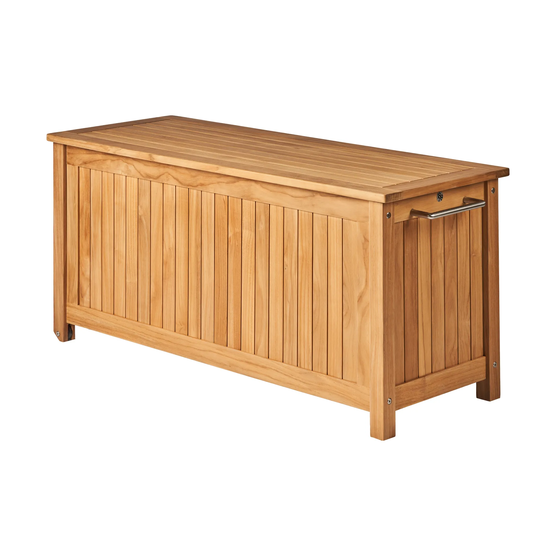 Bjärknäs Kissenbox mit Rädern S 130x50x60 cm, Teak 1898