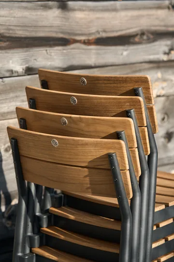 Björno Eszimmerstuhlset mit 4 Stühlen Teak - 1898