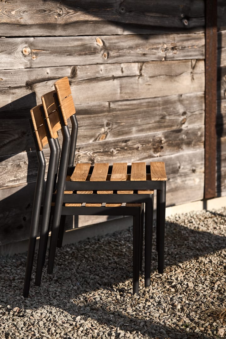 Björno Eszimmerstuhlset mit 4 Stühlen Teak 1898