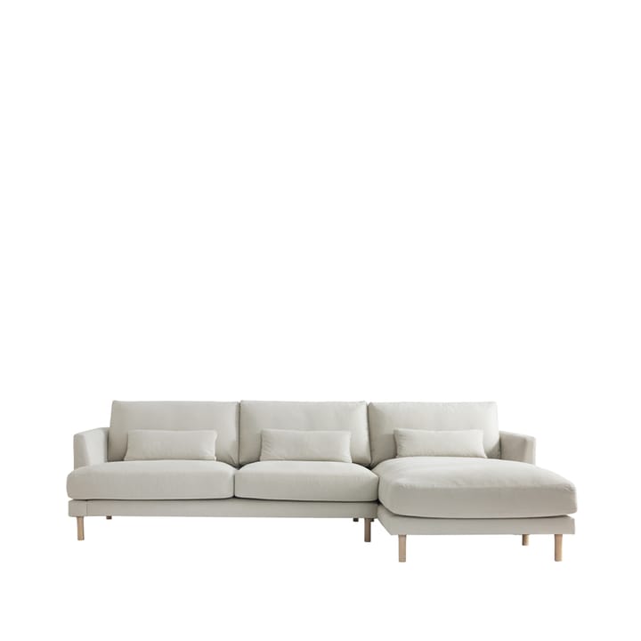 Bredhult C1 Modulsofa - Stoff nature, Eichenholzbeine weiß geölt - 1898