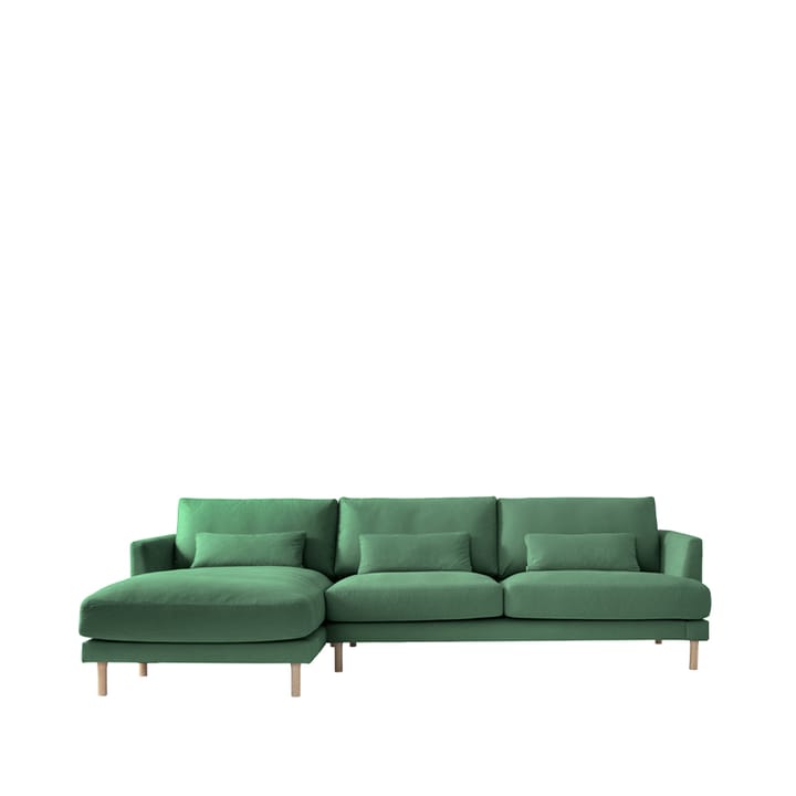 Bredhult C2 Modulsofa - Stoff moss, Weißgeölte Eichenholzbeine - 1898