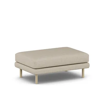 Bredhult Fußhocker - Bern Beige 0341-Eiche weiß geölt - 1898