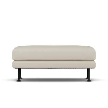 Bredhult Fußhocker - Jump Beige 1956-Schwarzer Stahl - 1898